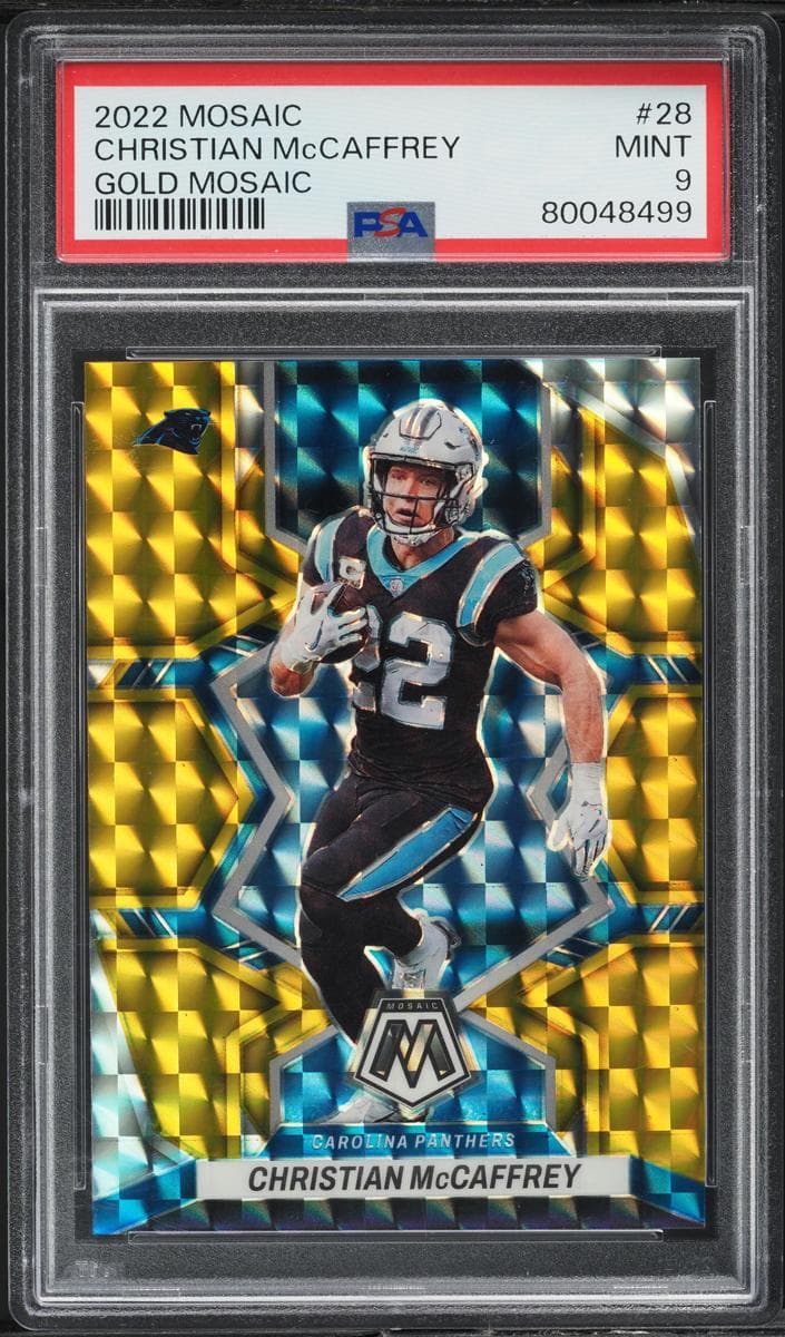 Christian McCaffrey 2022 panini Panini Mosaic