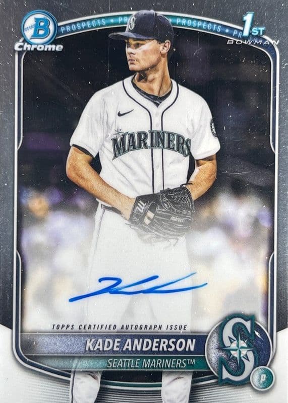 Kade Anderson 2025 bowman Bowman Draft Chrome