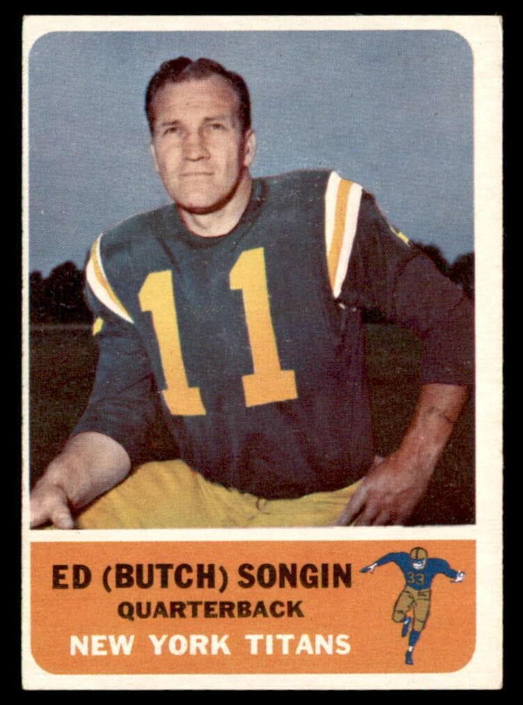 Ed Songin 1962 fleer