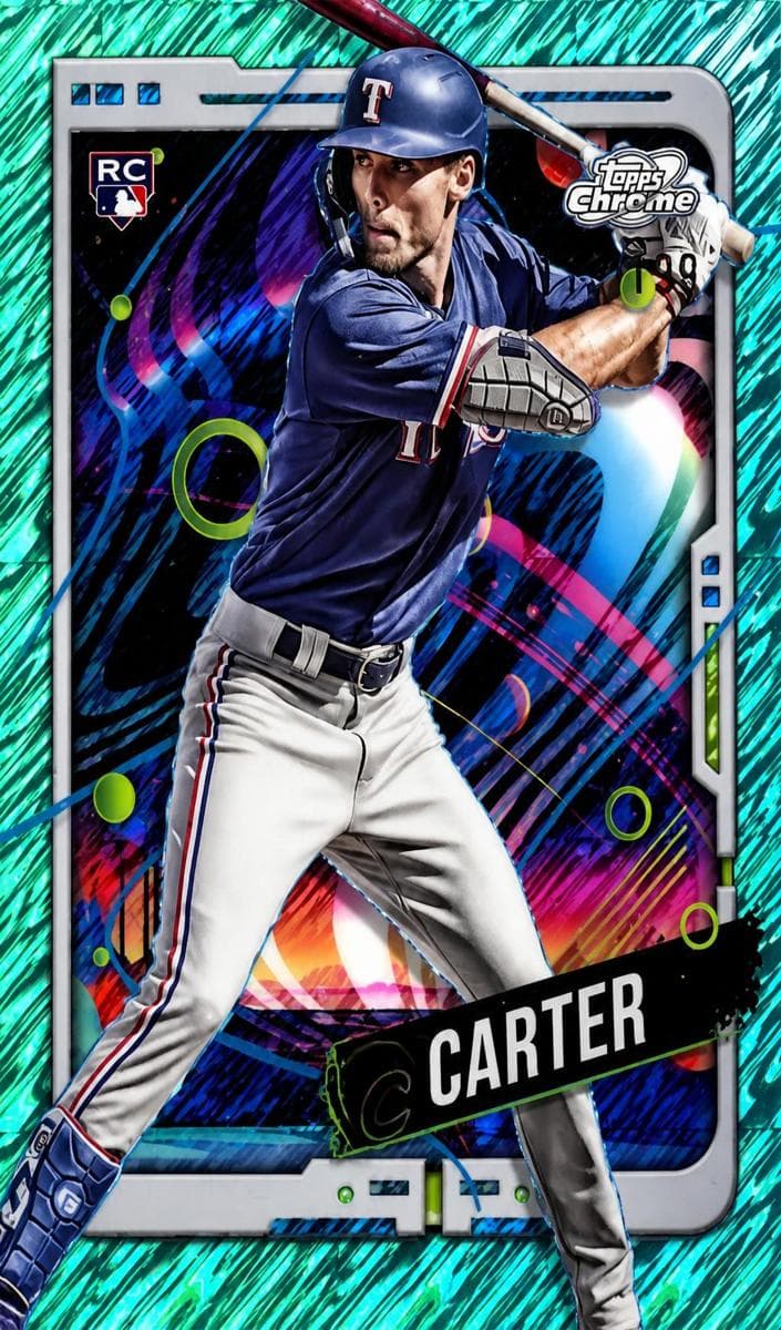 Evan Carter 2024 topps Topps Cosmic Chrome