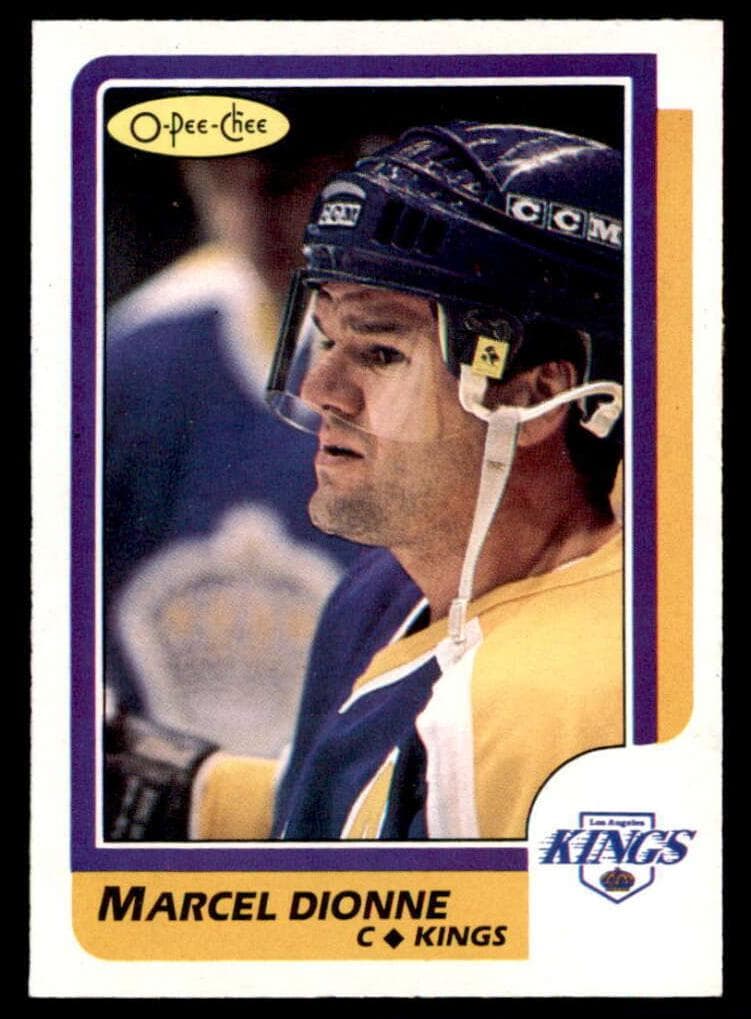 Marcel Dionne 1986 topps O-Pee-Chee