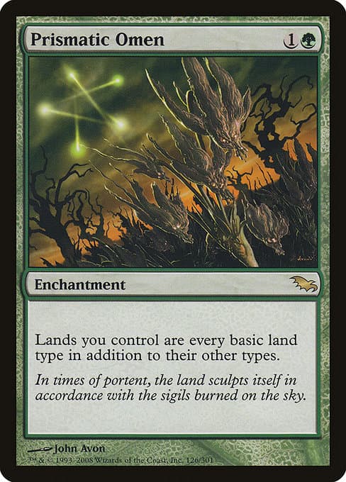 Prismatic Omen 2008 Magic: The Gathering