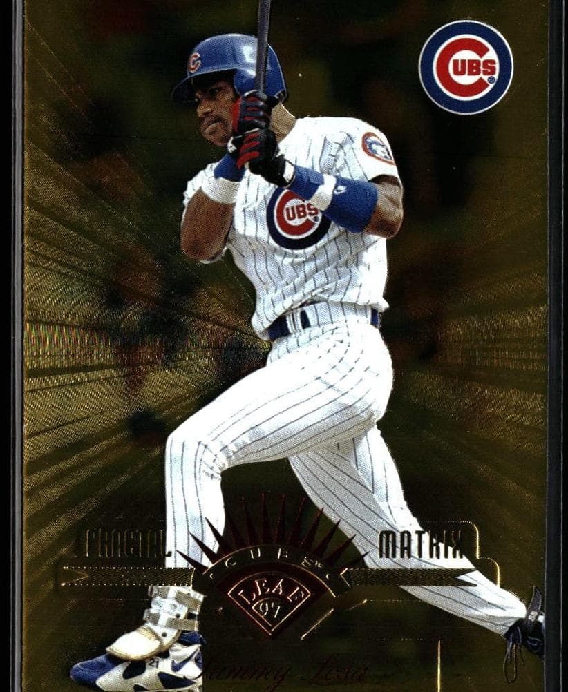 Sammy Sosa 1997 leaf Leaf