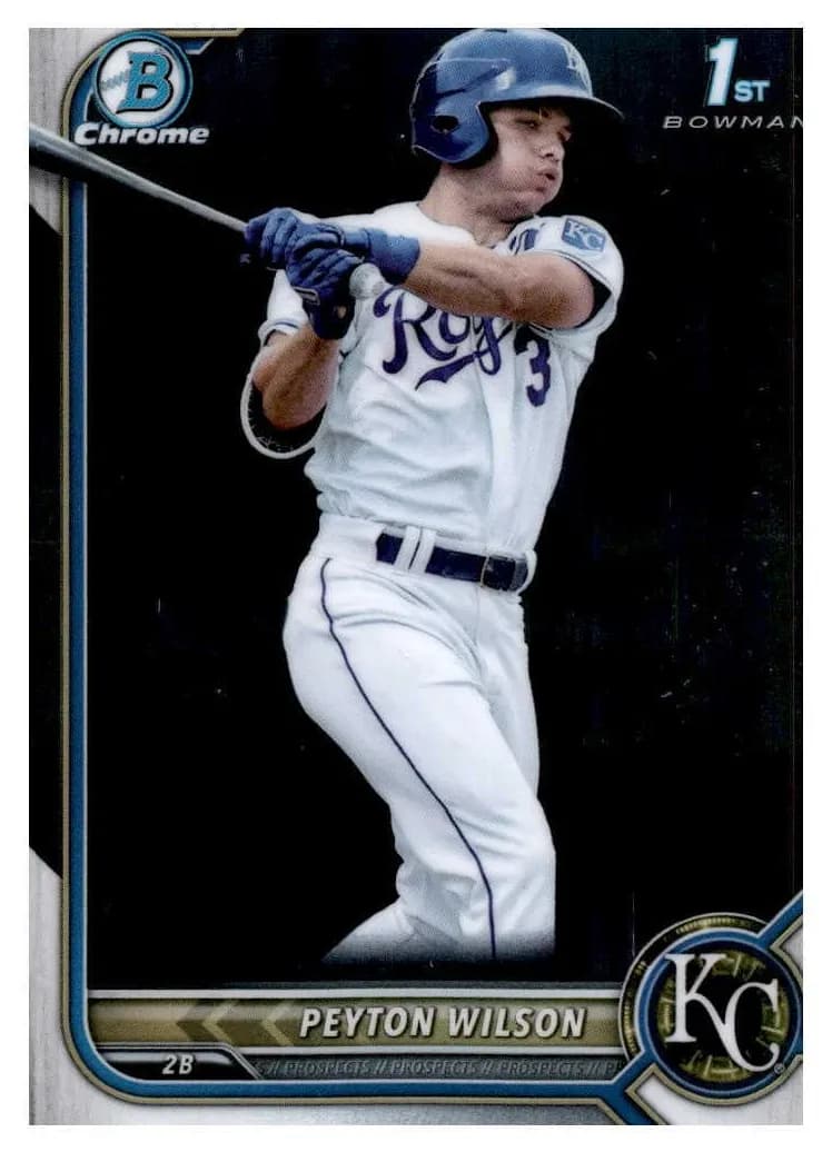 Peyton Wilson trading card