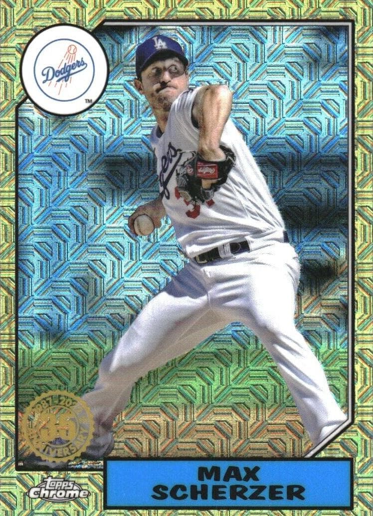 Max Scherzer 2022 topps Silver Pack