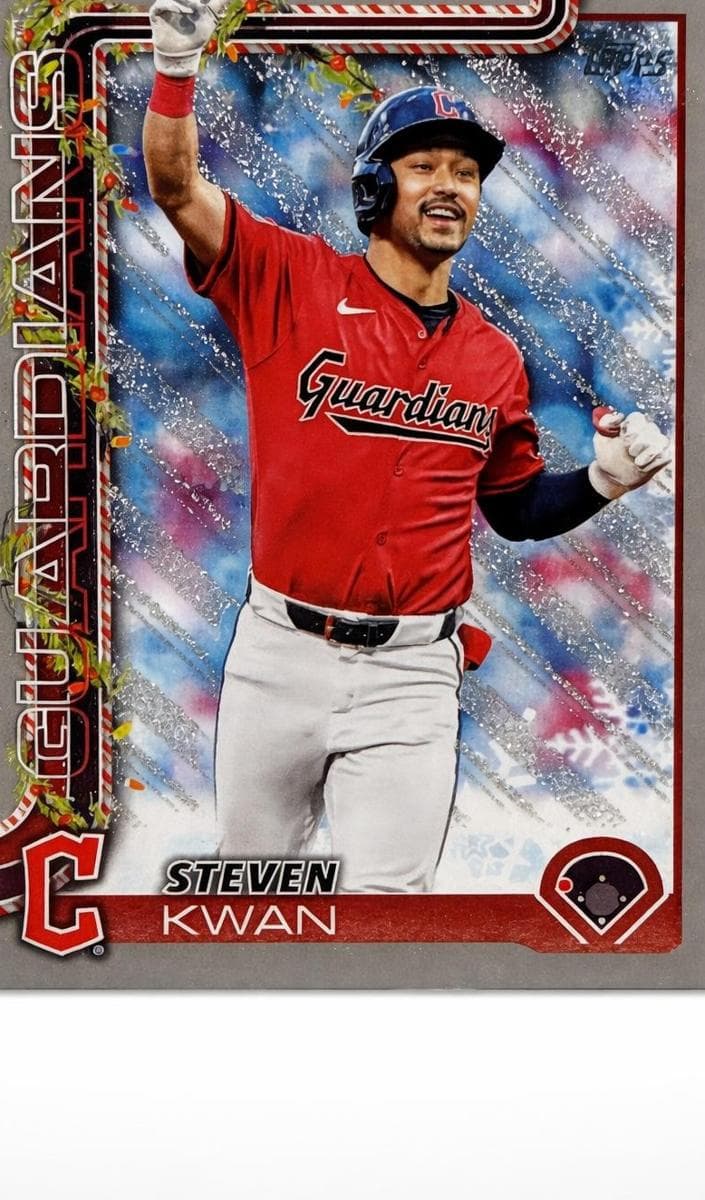 Steven Kwan 2025 topps Topps Holiday