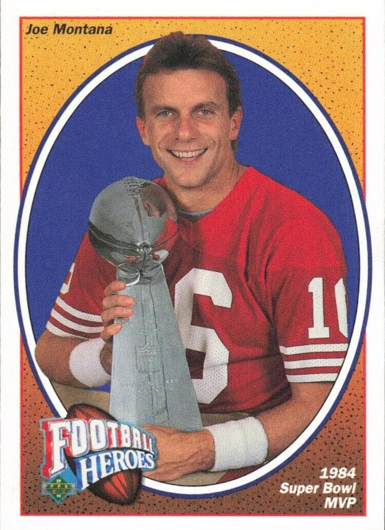 Joe Montana 1991 upper-deck Upper Deck