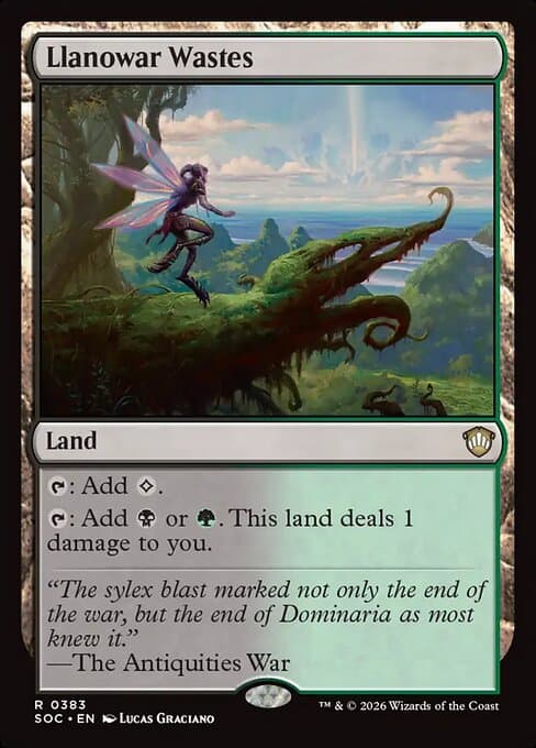Llanowar Wastes 2001 Magic: The Gathering