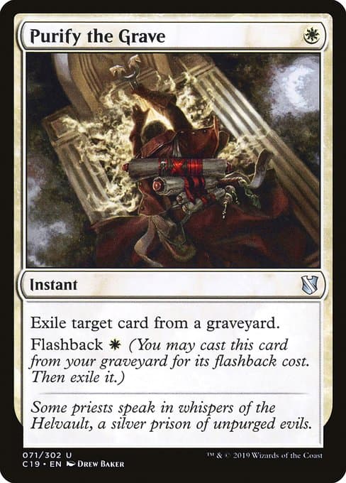 Purify the Grave 2019 Magic: The Gathering Commander 2019