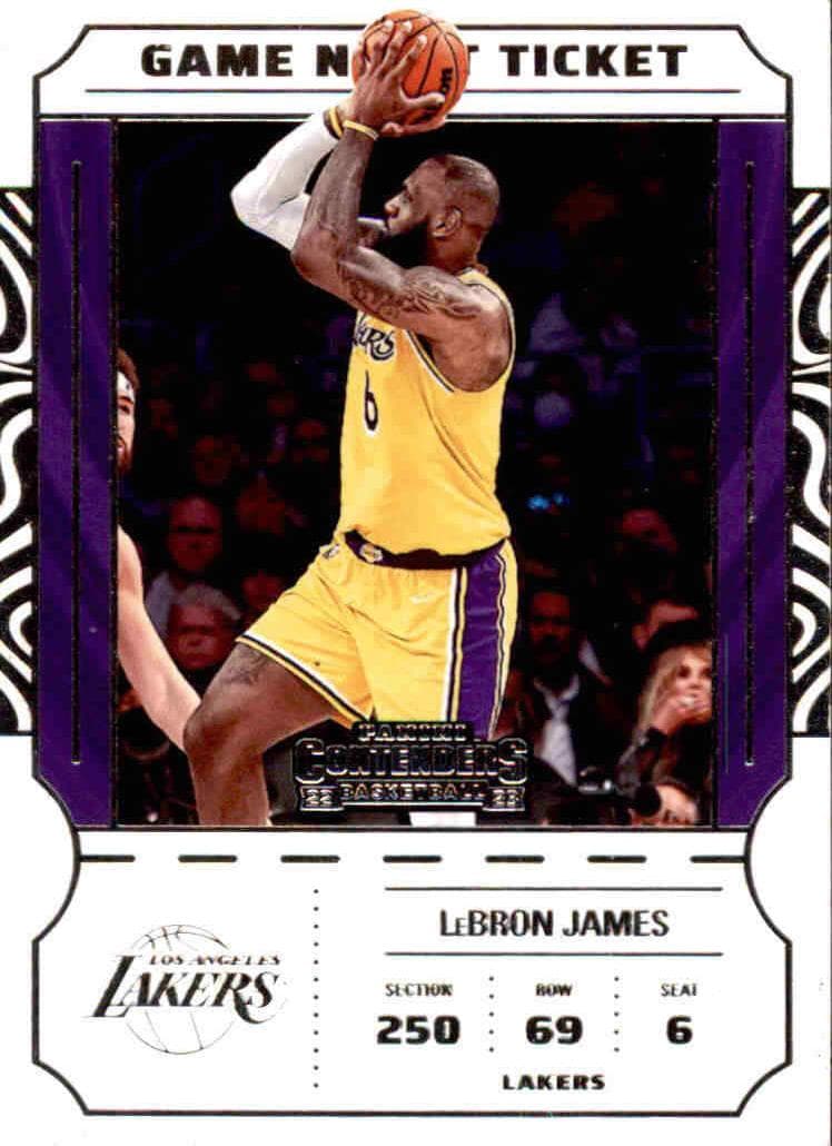 LeBron James 2022 panini Panini Contenders
