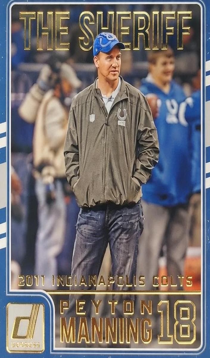 Peyton Manning 2016 panini Donruss