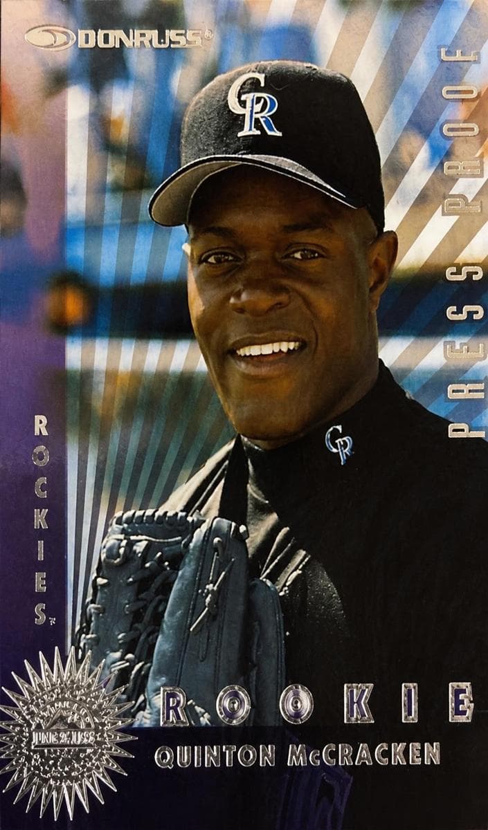 Quinton McCracken 1997 panini Donruss