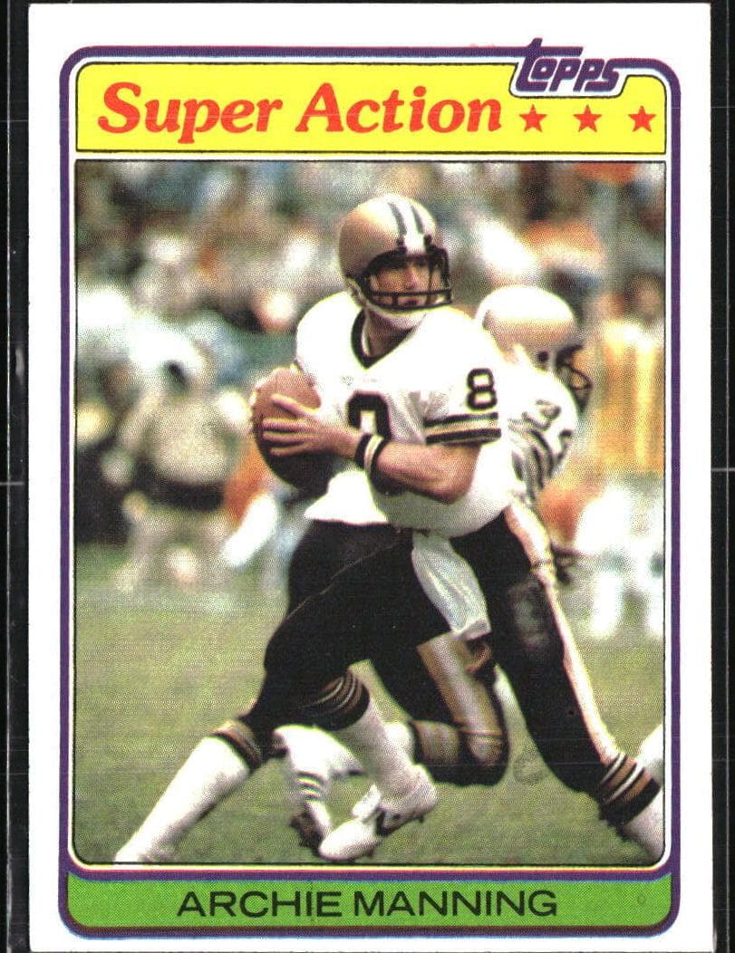 Archie Manning 1981 topps Topps