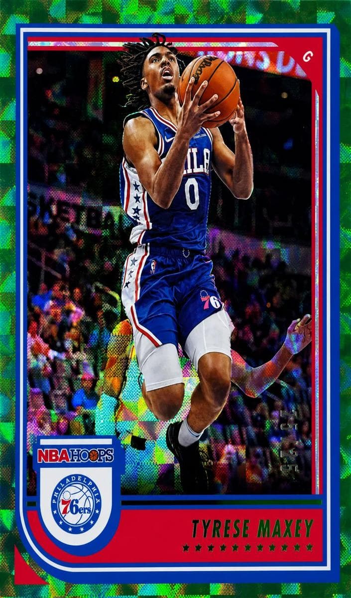 Tyrese Maxey 2022 panini Hoops Winter
