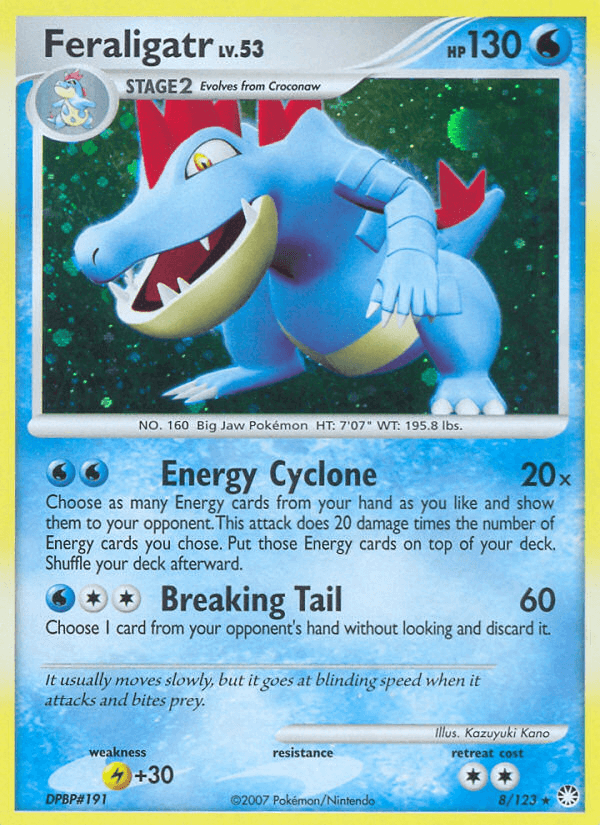 Feraligatr 2007 Pokemon Mysterious Treasures