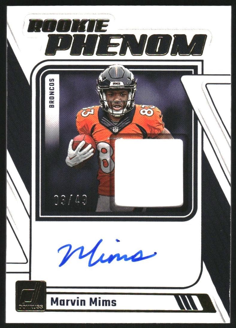 Marvin Mims 2023 panini Panini Donruss