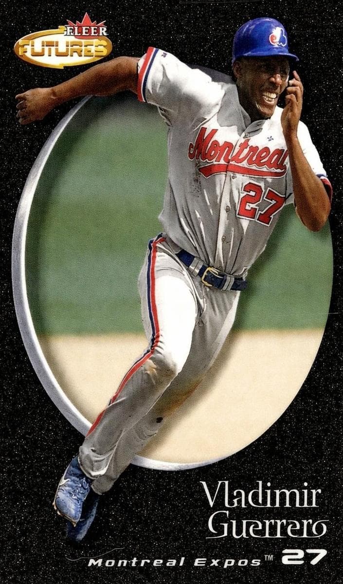 Vladimir Guerrero 2001 fleer Fleer Futures