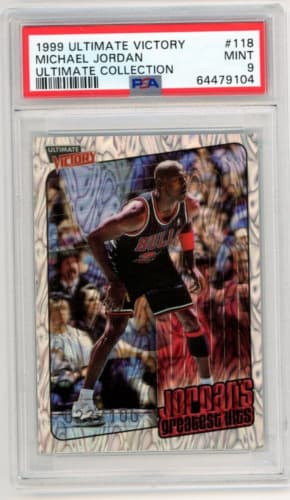 Michael Jordan 1999 upper-deck Ultimate Victory