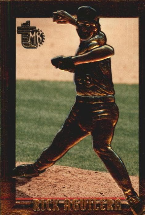 Rick Aguilera 1995 topps Embossed