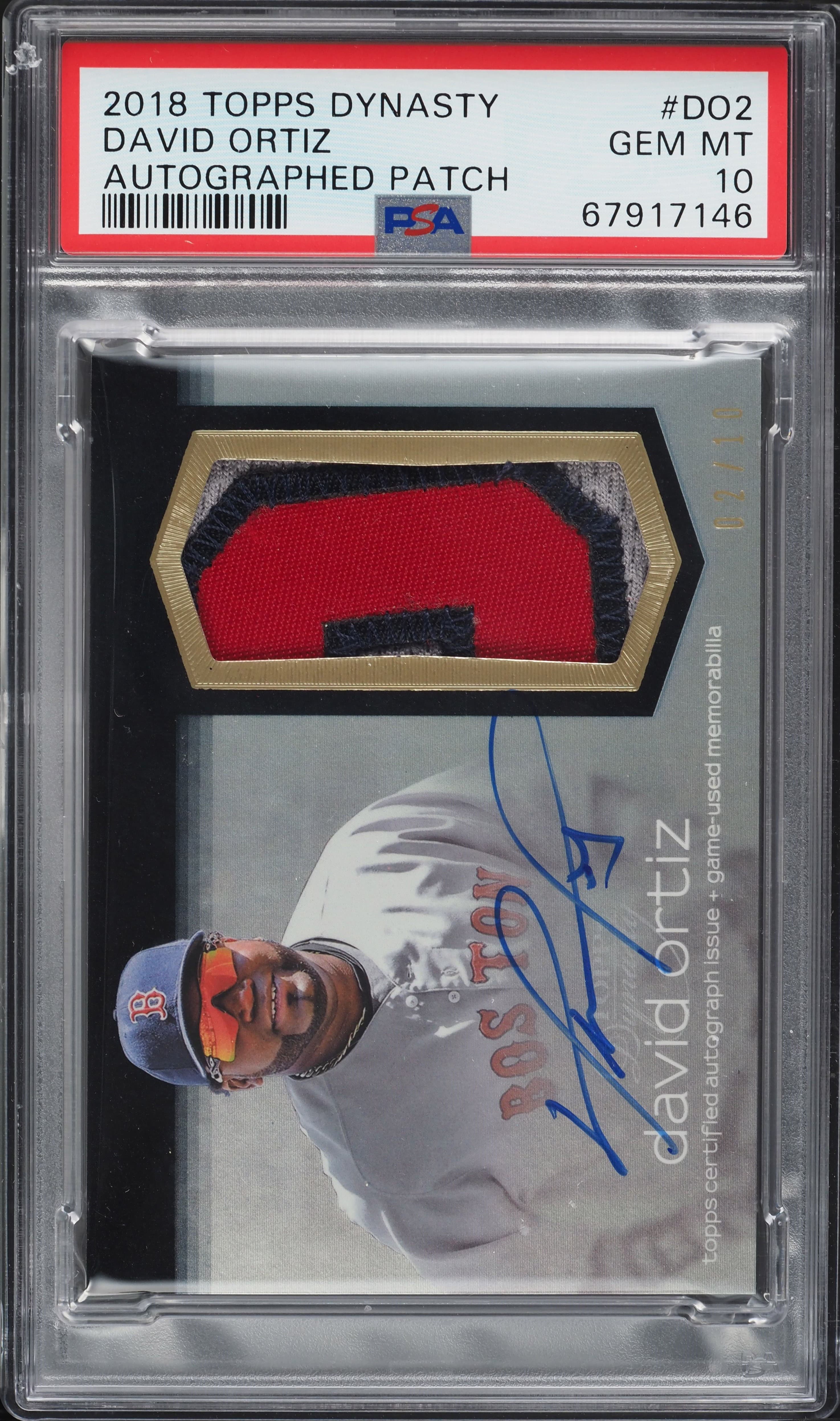 David Ortiz 2018 topps Topps Dynasty