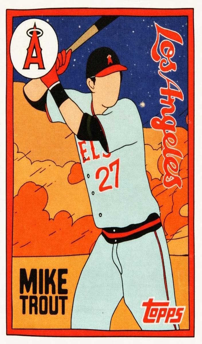 Mike Trout Topps Project 2020 unknown