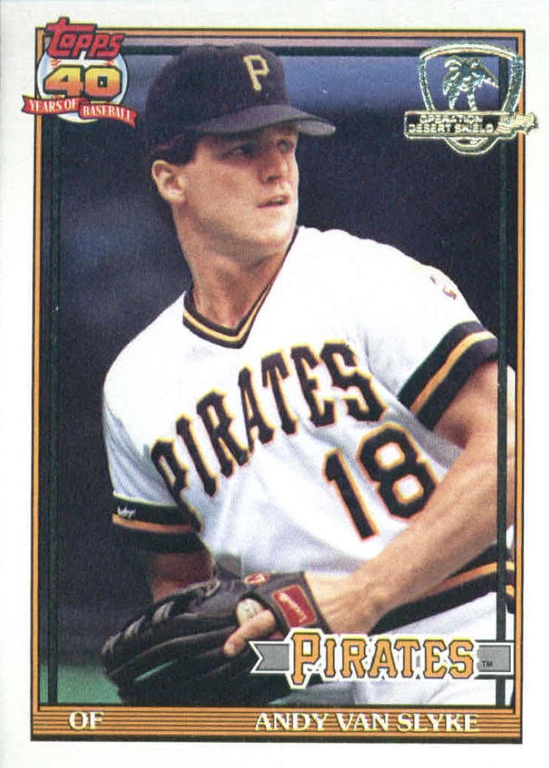 Andy Van Slyke 1991 topps Topps