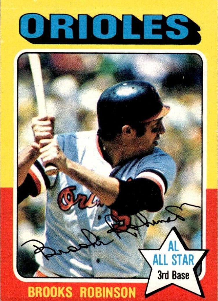Brooks Robinson 1975 topps O-Pee-Chee