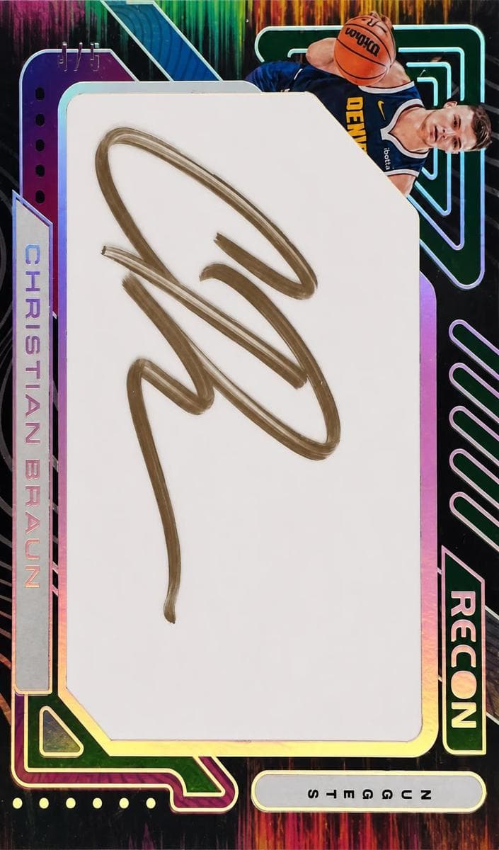 Christian Braun 2023 panini Recon