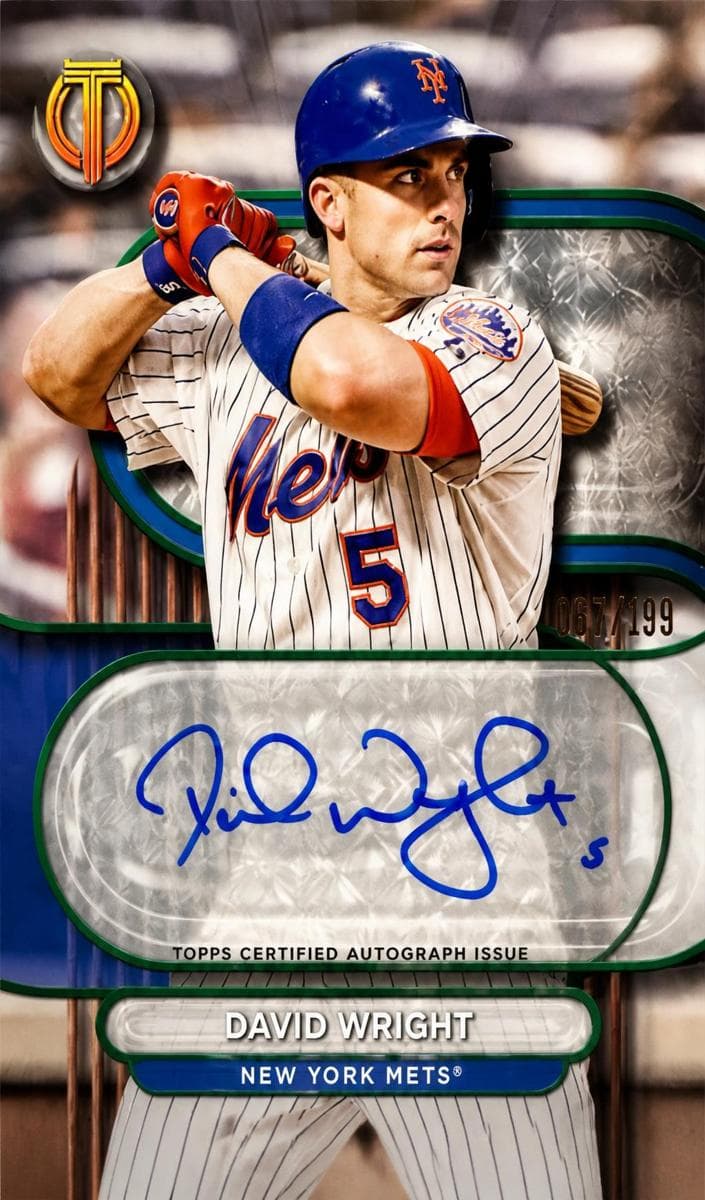 David Wright 2024 topps Topps Tribute