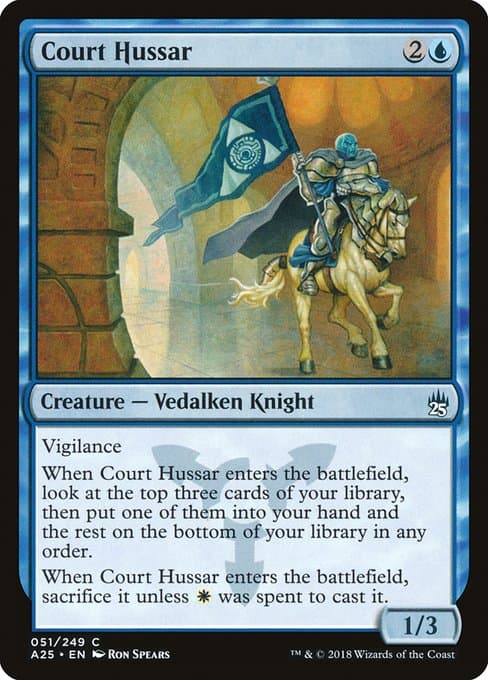 Court Hussar 2018 Magic: The Gathering Masters 25