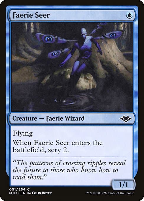 Faerie Seer 2019 Magic: The Gathering Modern Horizons