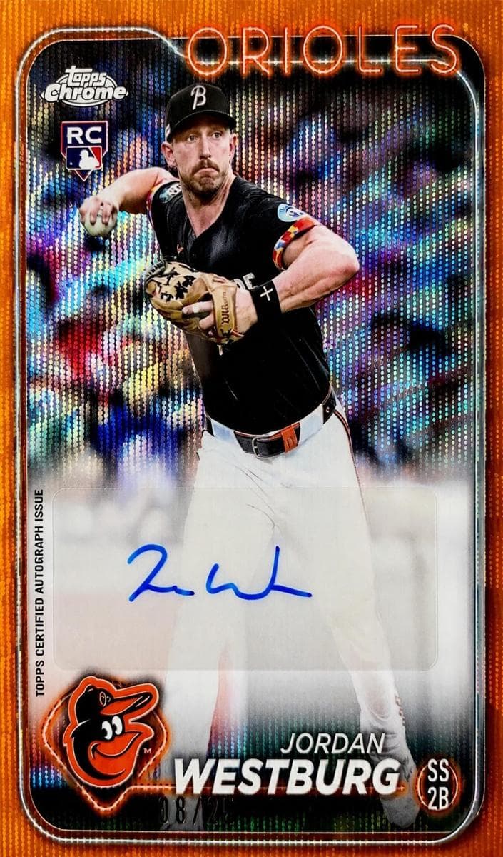 Jordan Westburg 2024 topps Topps Chrome Update