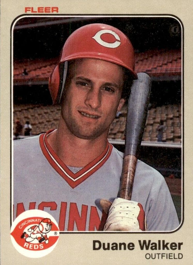 Duane Walker trading card