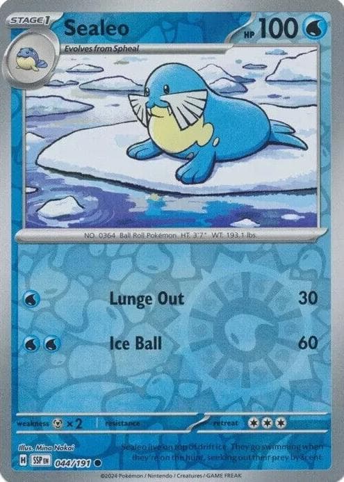 Sealeo trading card