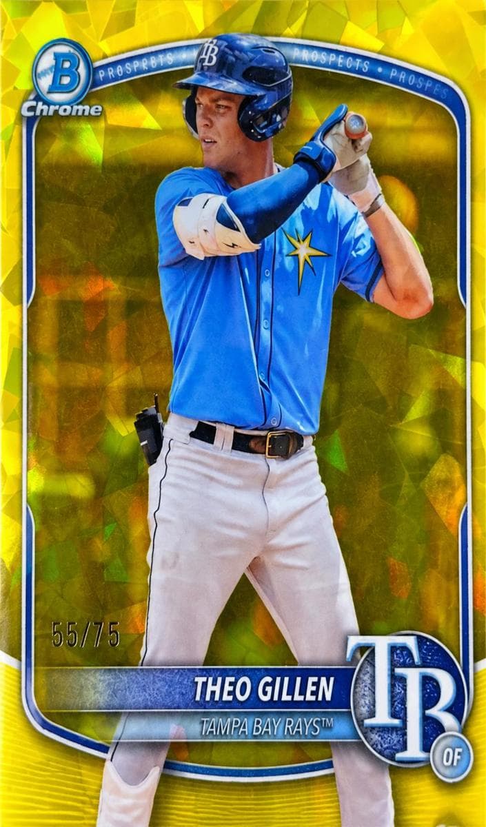 Theo Gillen 2025 bowman Bowman Draft Sapphire