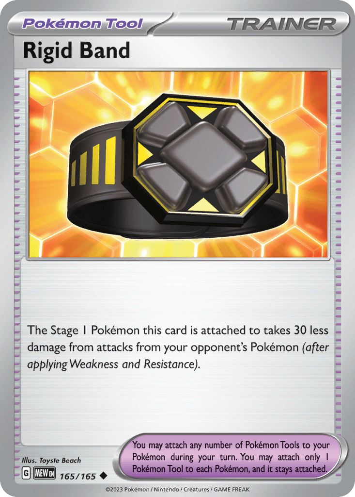 Rigid Band 2023 Pokemon Korean Scarlet & Violet 151
