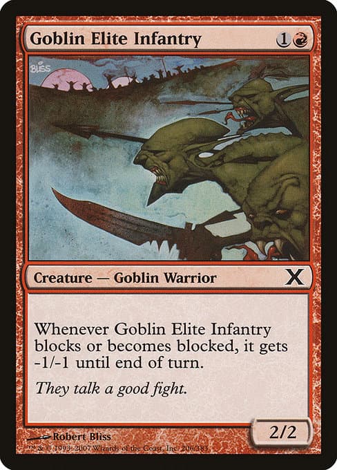 Goblin Elite Infantry 2007 Magic: The Gathering