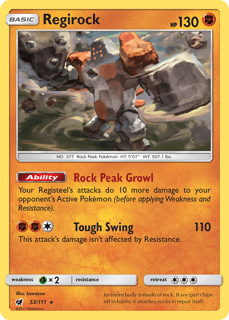 Regirock 2017 Pokemon Crimson Invasion Pokemon League