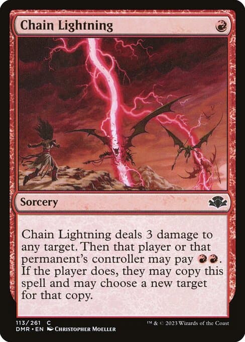 Chain Lightning 2020 Magic: The Gathering Jumpstart