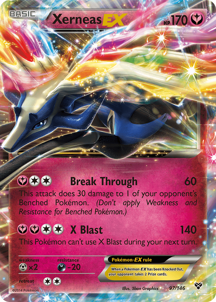 Xerneas EX 2014 Pokemon