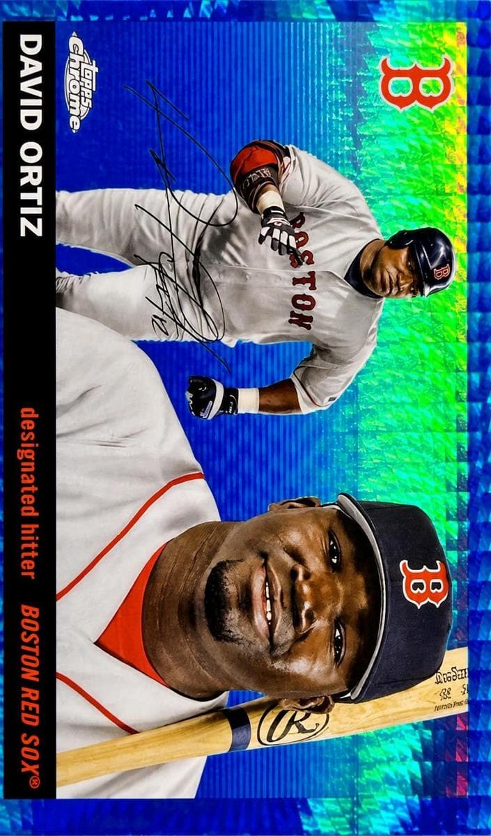 David Ortiz 2025 topps Topps Chrome Platinum