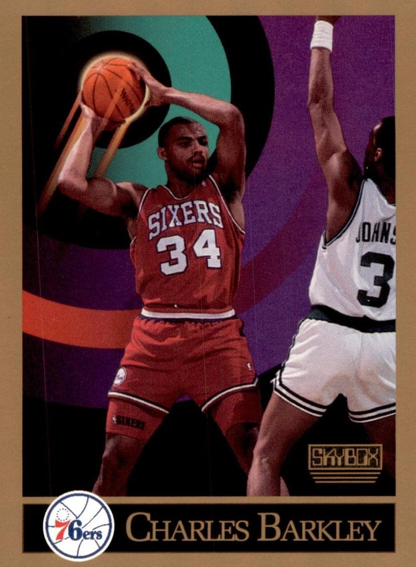 Charles Barkley 1990 fleer