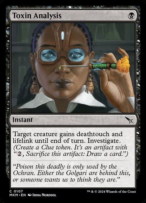 Toxin Analysis 2024 Magic: The Gathering Murders at Karlov Manor
