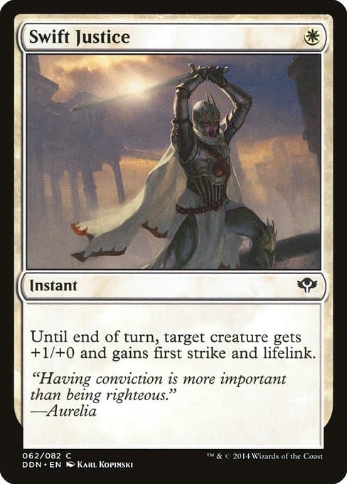 Swift Justice 2012 Magic: The Gathering Return to Ravnica