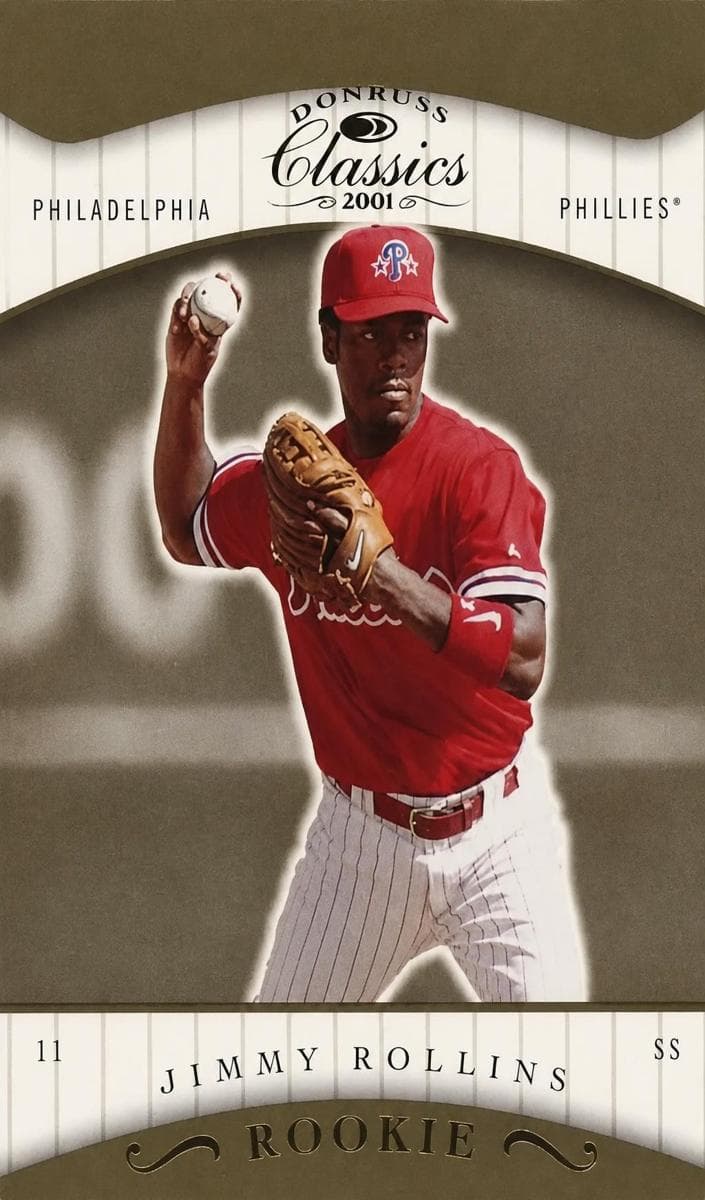 Jimmy Rollins 2001 panini Donruss Classics