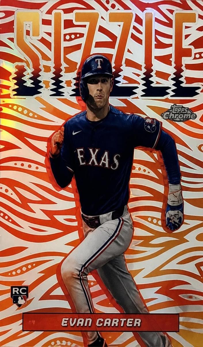 Evan Carter 2024 topps Topps Chrome Update