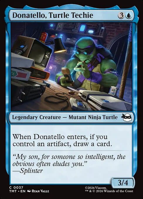 Donatello, Turtle Techie 2026 Magic: The Gathering Teenage Mutant Ninja Turtles