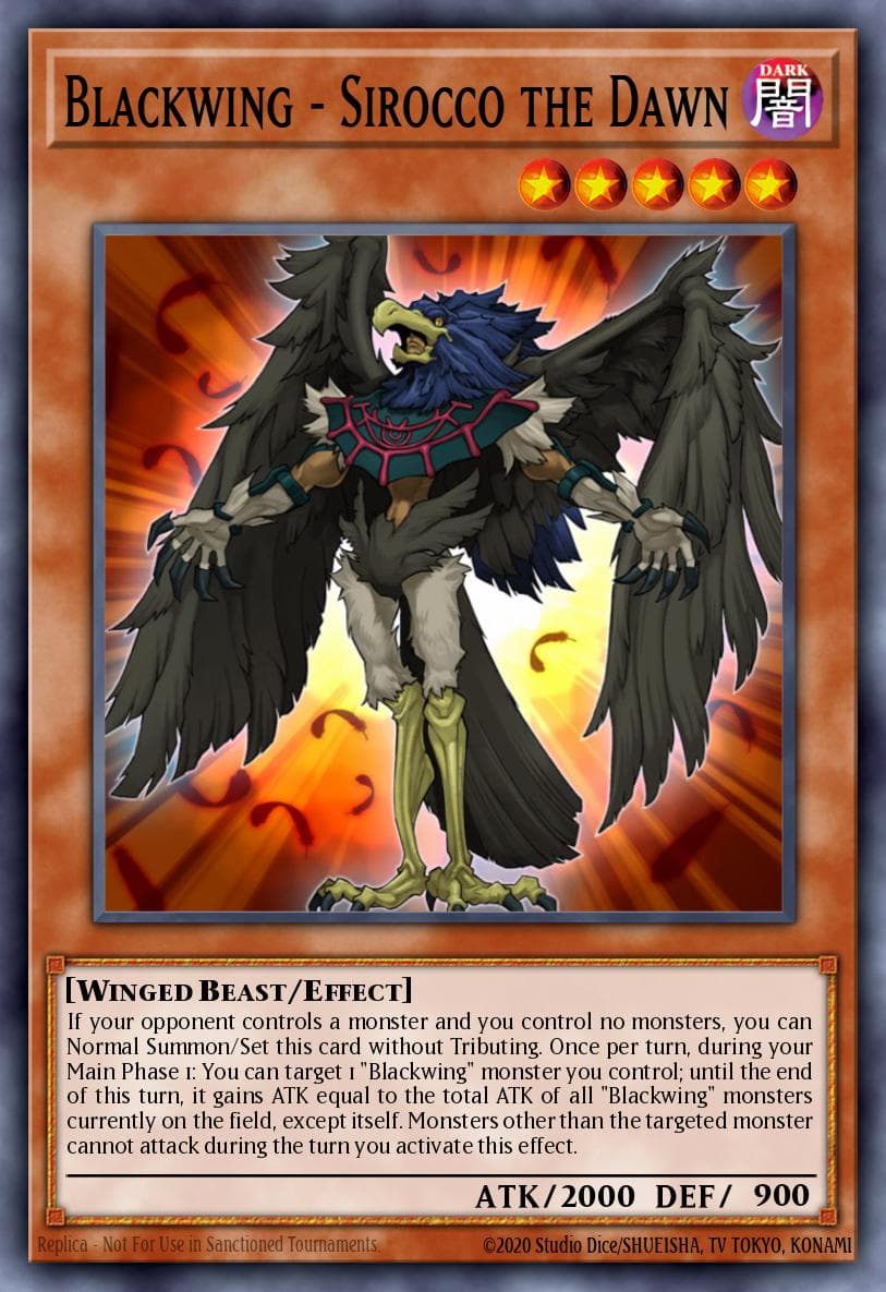 Blackwing - Sirocco the Dawn 2012 Yu-Gi-Oh!
