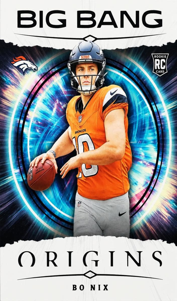 Bo Nix 2024 panini Panini Origins