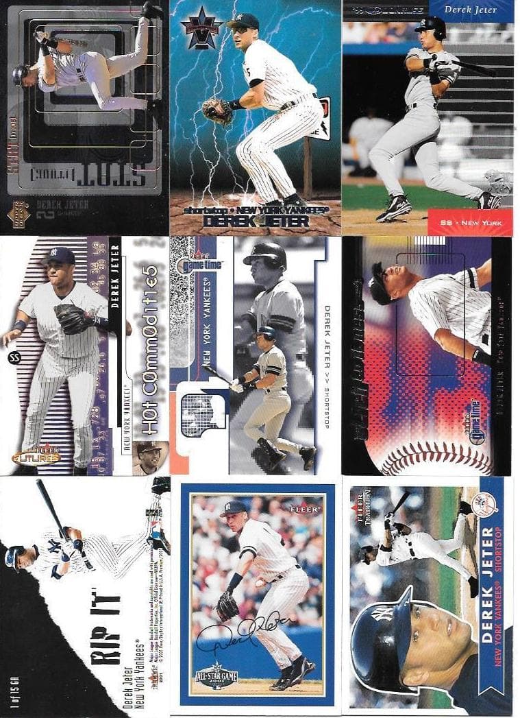 Derek Jeter 2001 fleer Fleer Futures